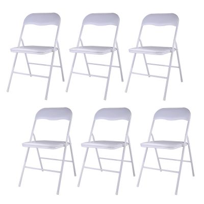 折叠椅白色--6把装