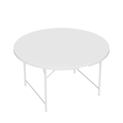 可折叠圆桌-白色