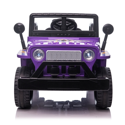 6V紫色低门吉普车