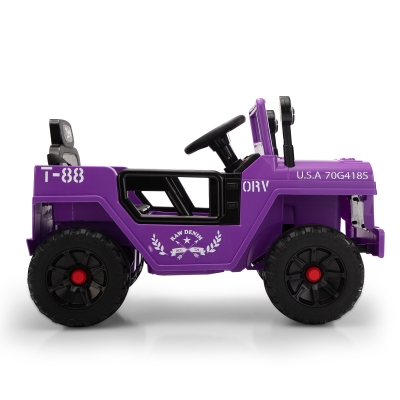 12V紫色吉普车